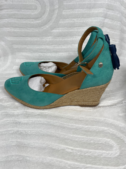 Fairfax & Favor Monaco Wedges Size 7.5