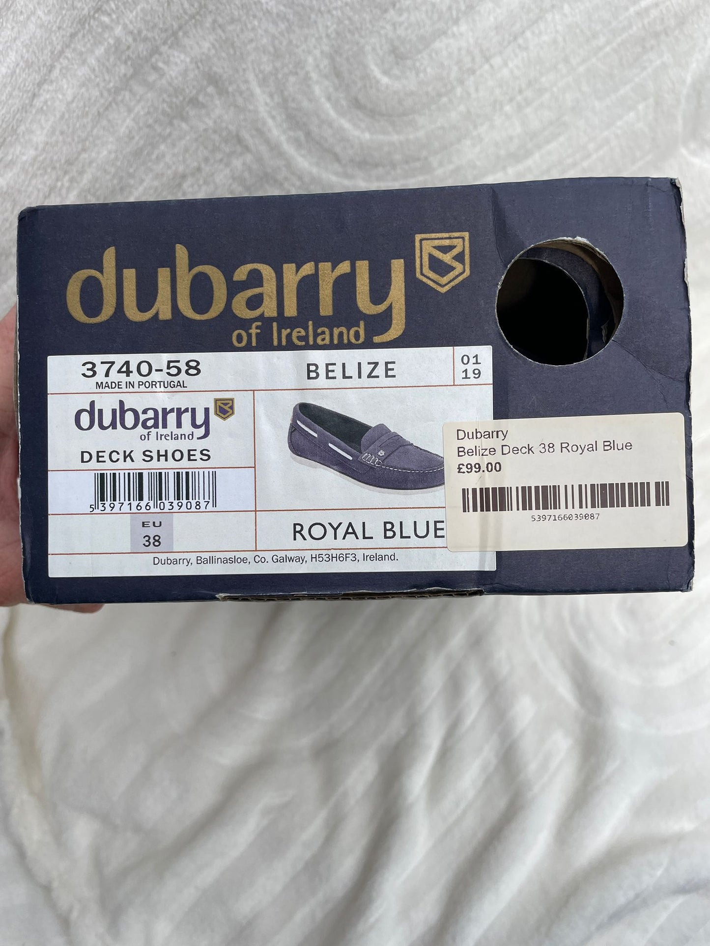 Dubarry Belize Deck Shoes Size 6 New With Tags
